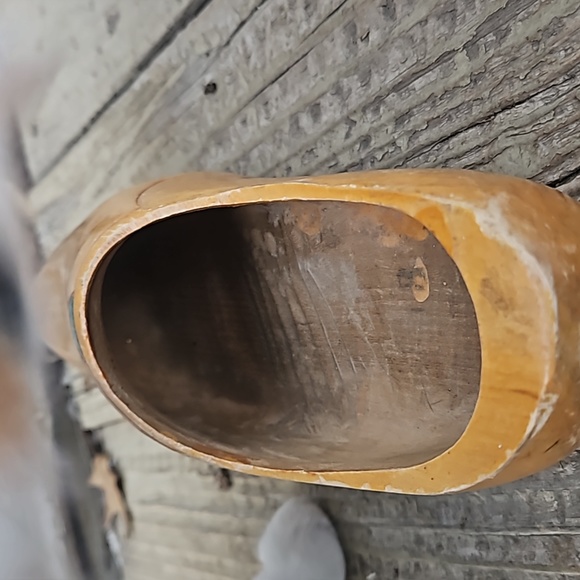 Vtg Wooden Shoes Clogs Tulip Festival Holland Dutch Netherlands - Picture 3 of 7